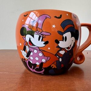 Mickey and Minnie Mouse Halloween mug